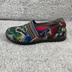 Alegria Shoes Glee Slip On Slip Resistant Butterfly GLE-389 Womens EUR 39 US 9